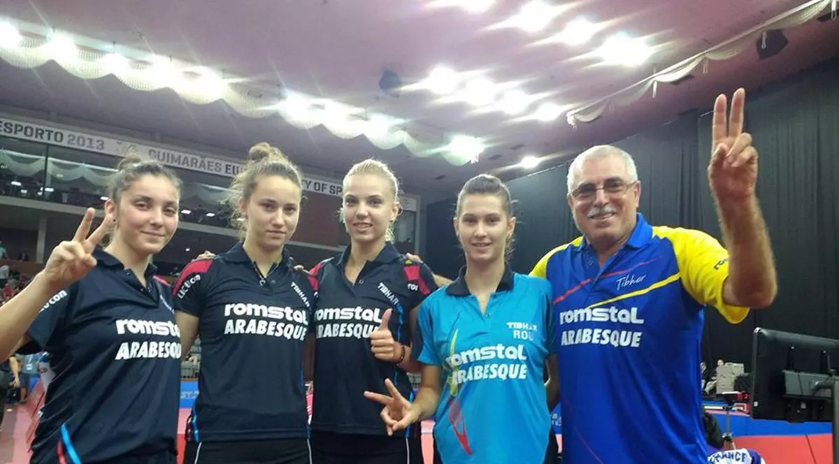 UPDATE. Echipa de junioare a României, argint la Campionatul European de tenis de masă. Juniorii, bronz trist / VIDEO