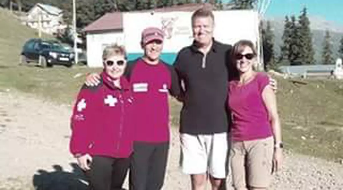 Președintele Iohannis, fotografie în Parâng