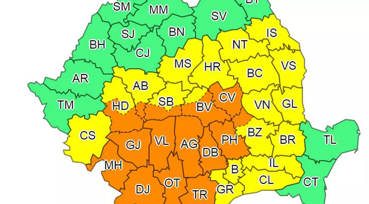 Cod portocaliu de ploi