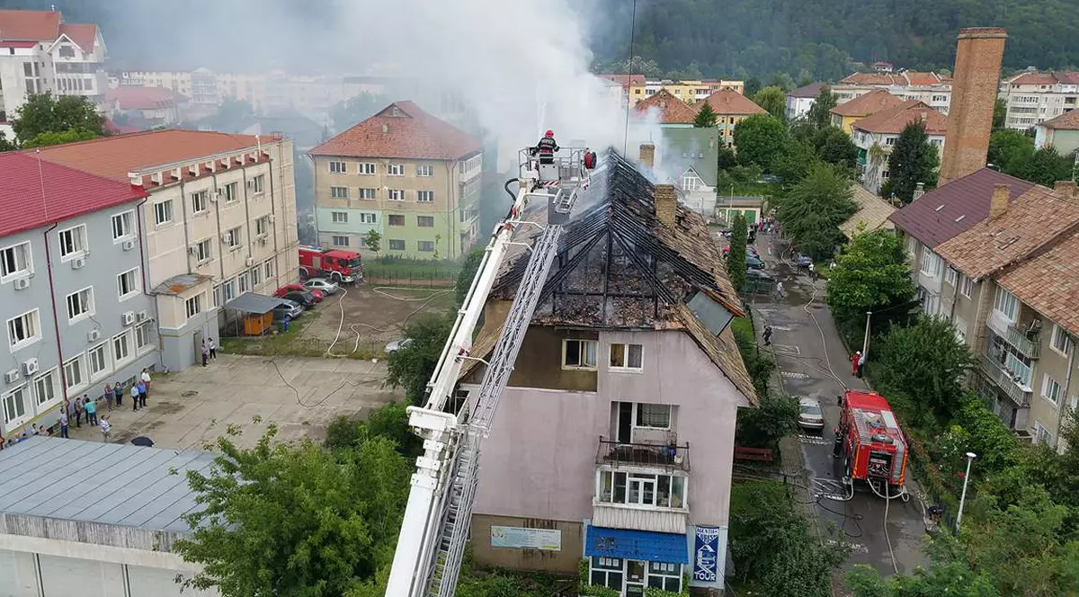 incendiu în Piatra Neamț
