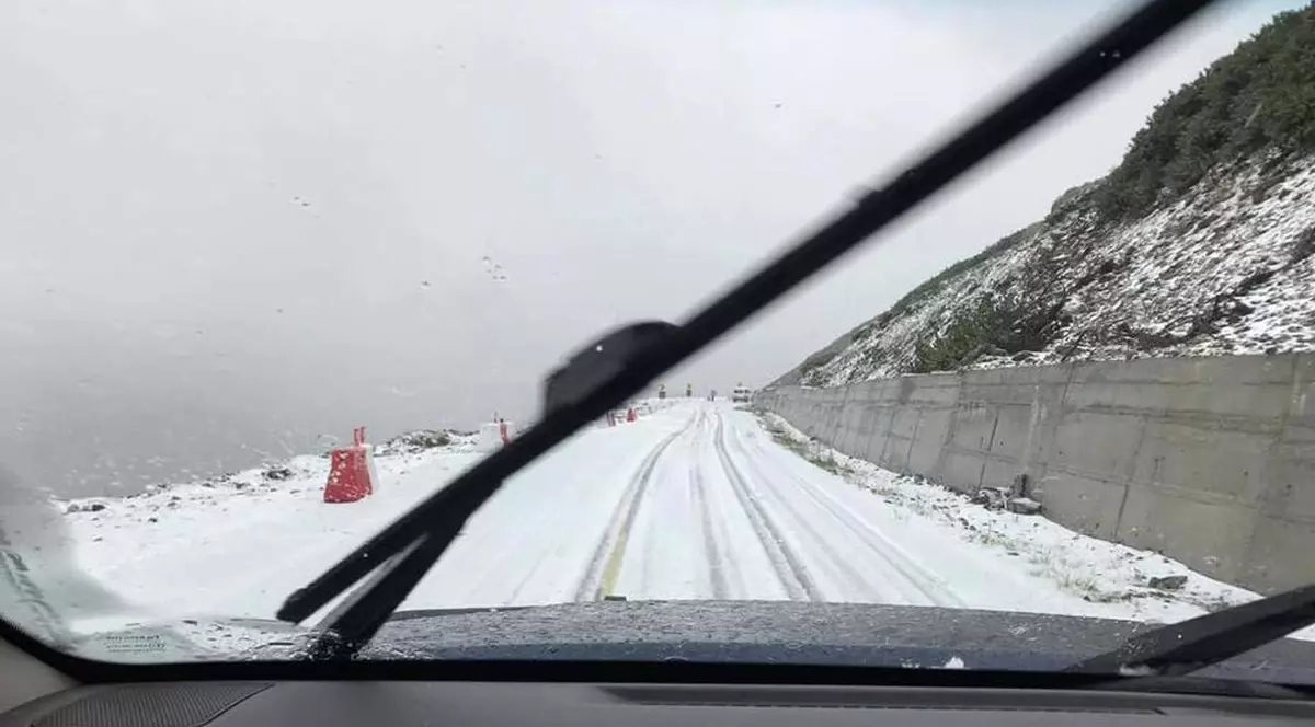 Ninsoare în mijlocul verii, la Rânca