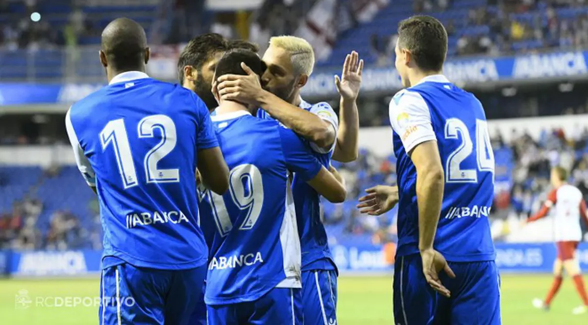 Blondul Florin Andone a marcat pentru Deportivo La Coruna