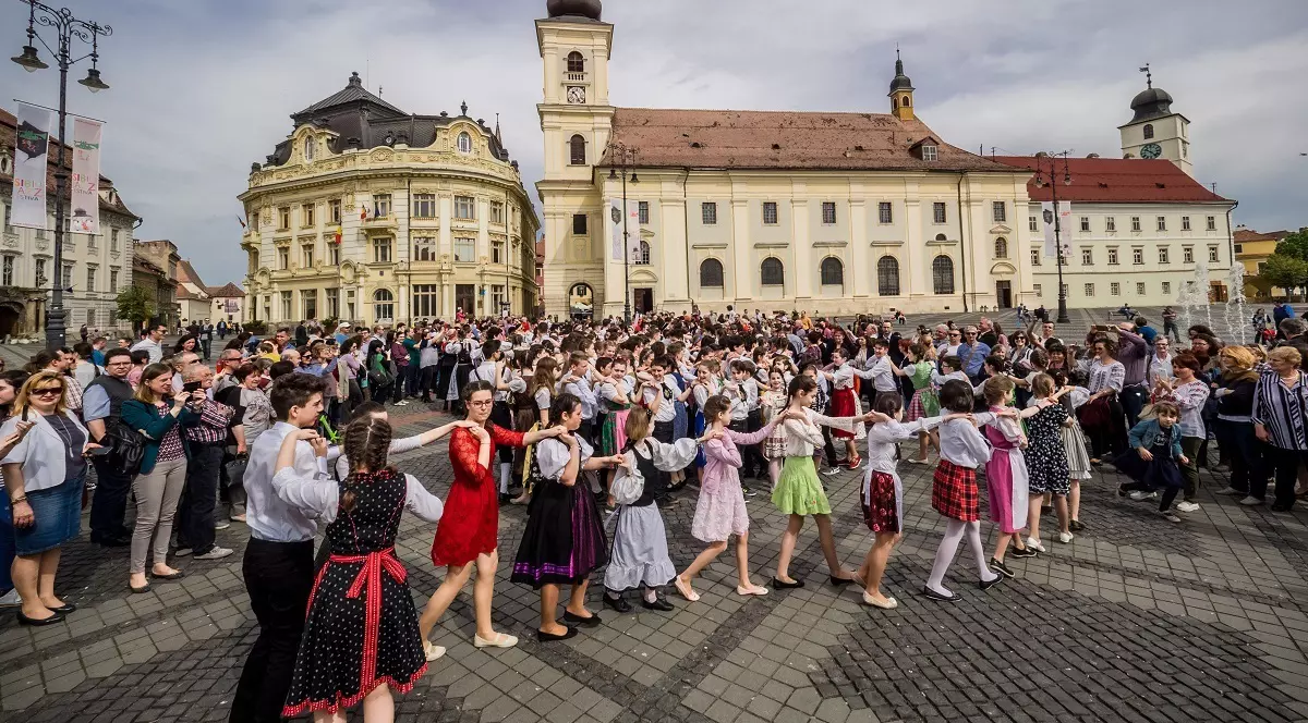 Klaus Iohannis a ajuns la cea mai mare întâlnire a sașilor