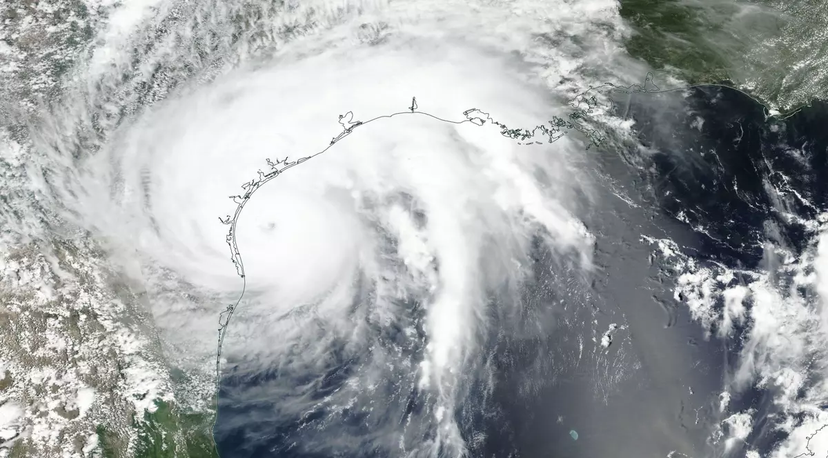 VIDEO | Cum se vede din spațiu uraganul Harvey