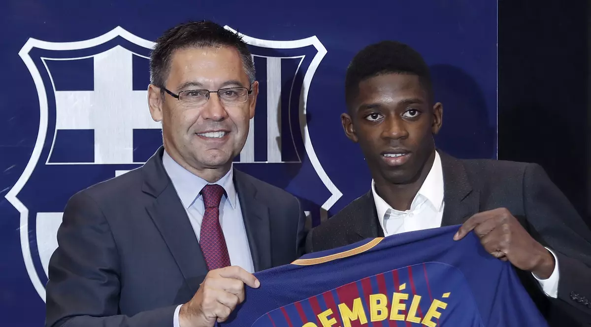Josep Maria Bartomeu şi Dembele