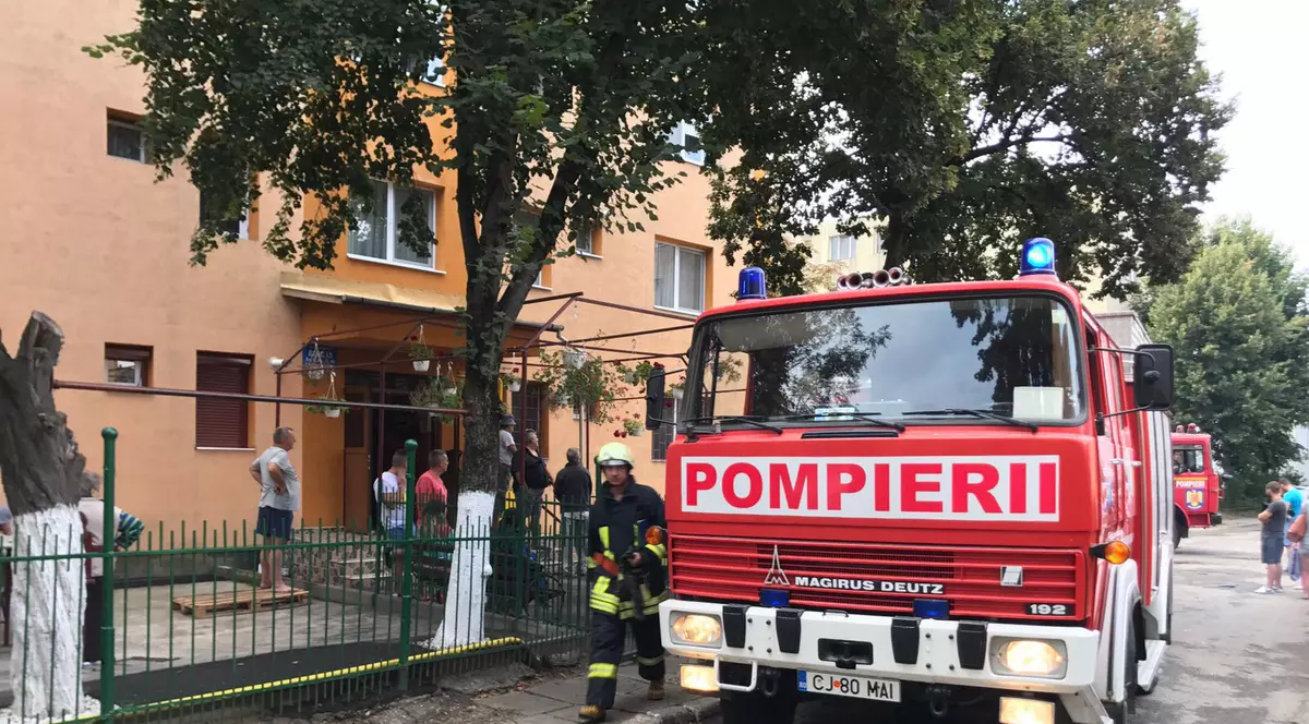 incendiu în Câmpia Turzii