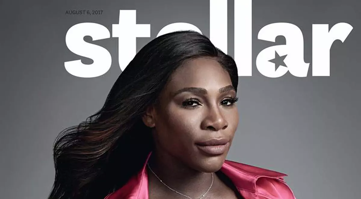 Serena Williams, în luna a 8-a, a pozat în lenjerie