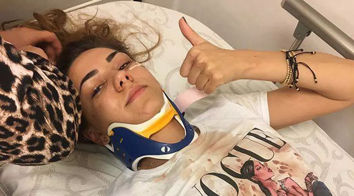 Prima imagine cu Mira de la Dj. Project imediat după accident. Incredibil cum arată