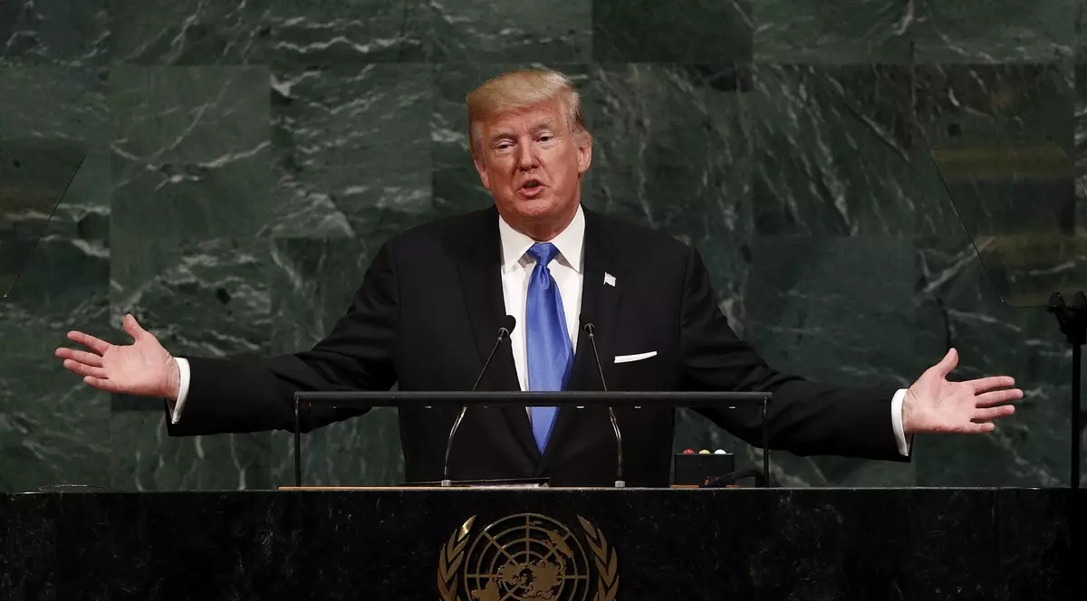 VIDEO| Trump amenință că va ”distruge complet” Coreea de Nord și îl numește pe Kim Jon-un ”om-rachetă sinucigaș”