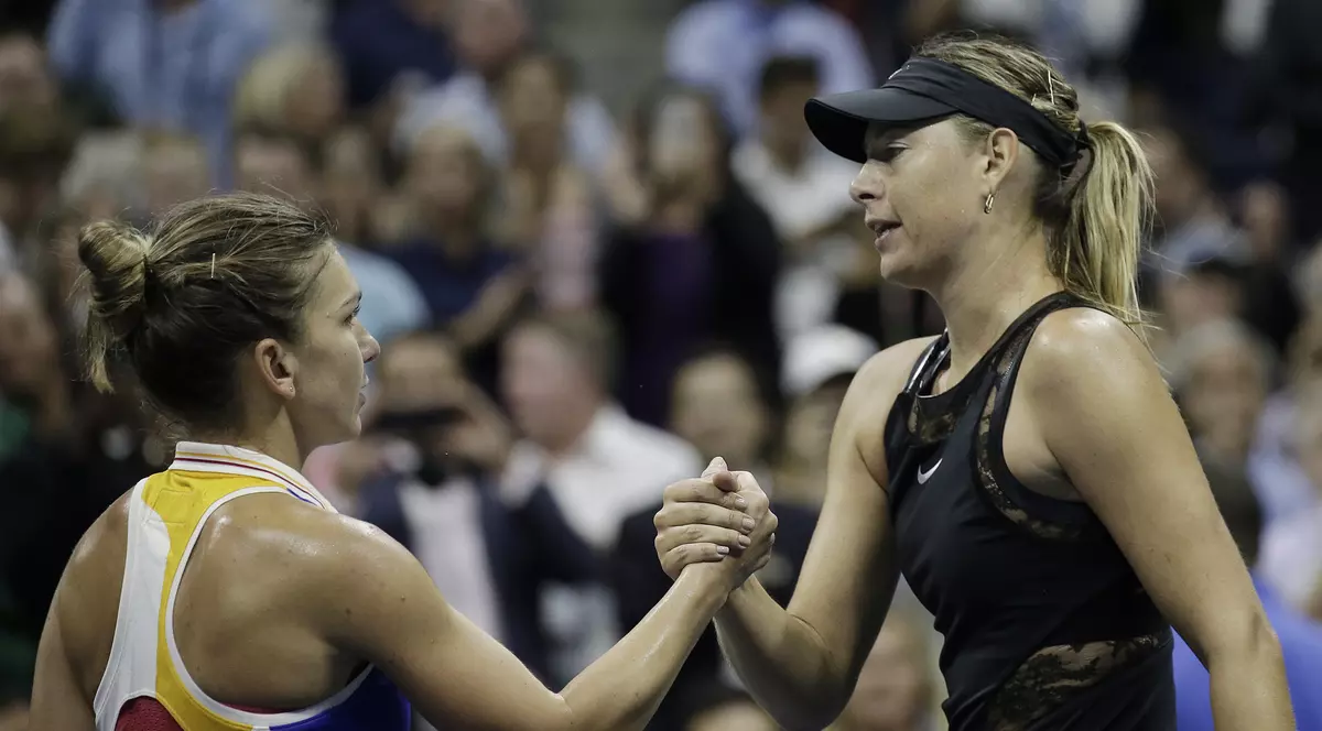 Simona Halep și Maria Șarapova