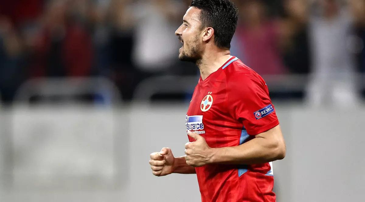 Constantin Budescu (FCSB), în topul golgheterilor din Liga Europa