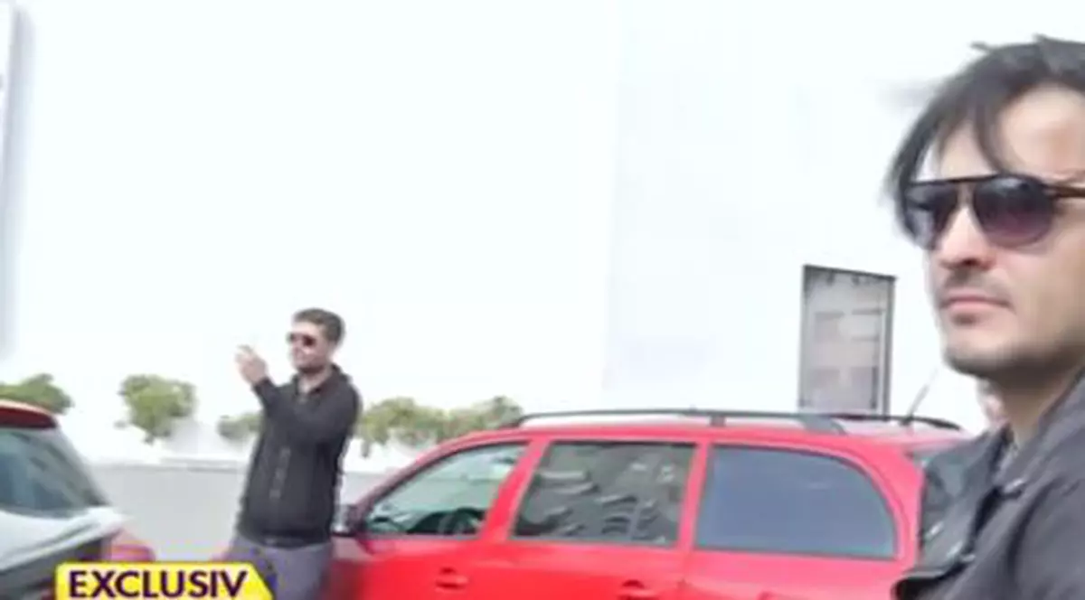 Liviu Vârciu s-a dus accidentat să-și externeze fetița. "M-am tăiat!"