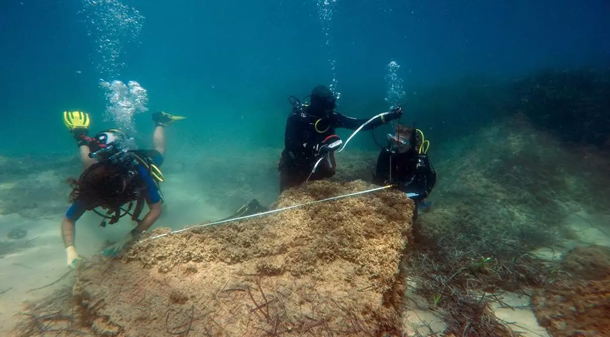 Oraș roman descoperit de arheologi pe fundul Mării Mediterane
