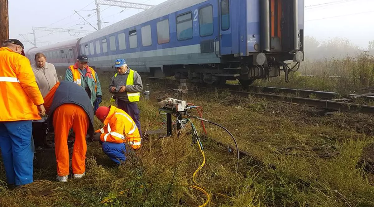Tren deraiat la Dej, pe 24 septembrie