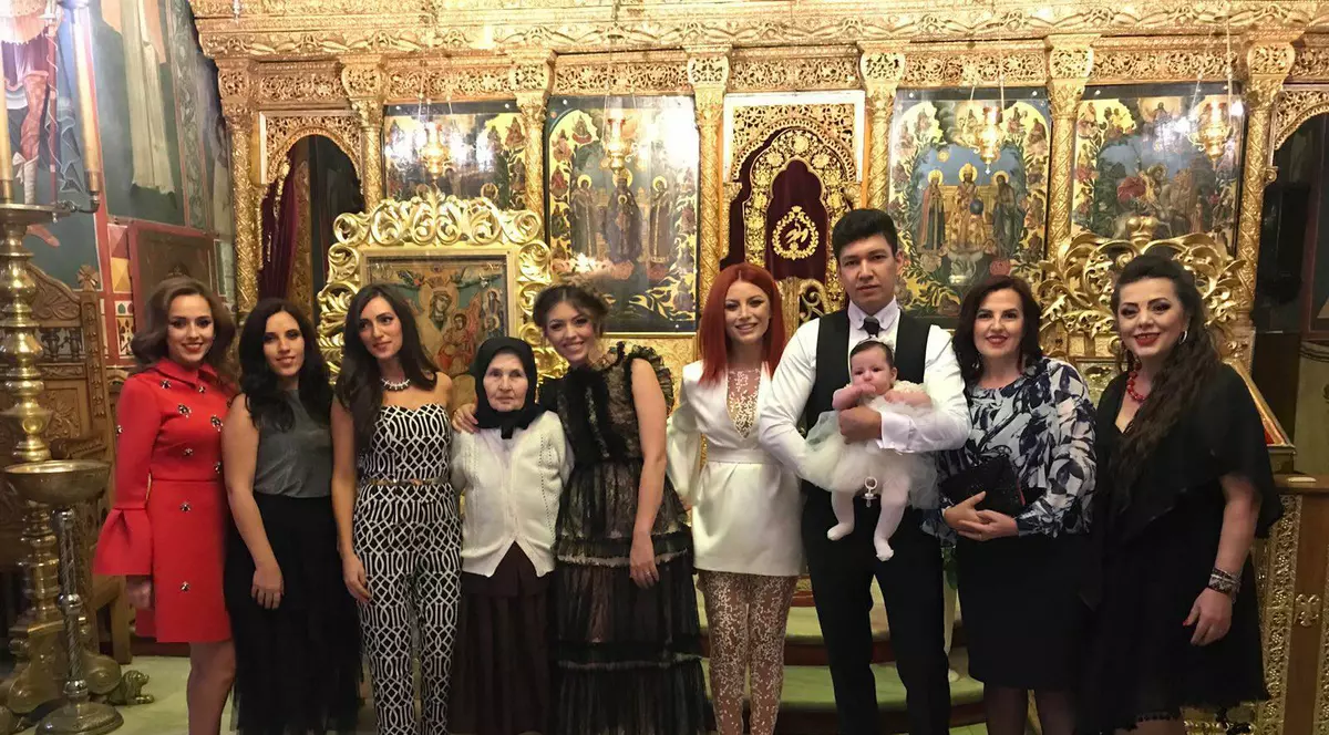 botezul fetiței Elenei Gheorghe