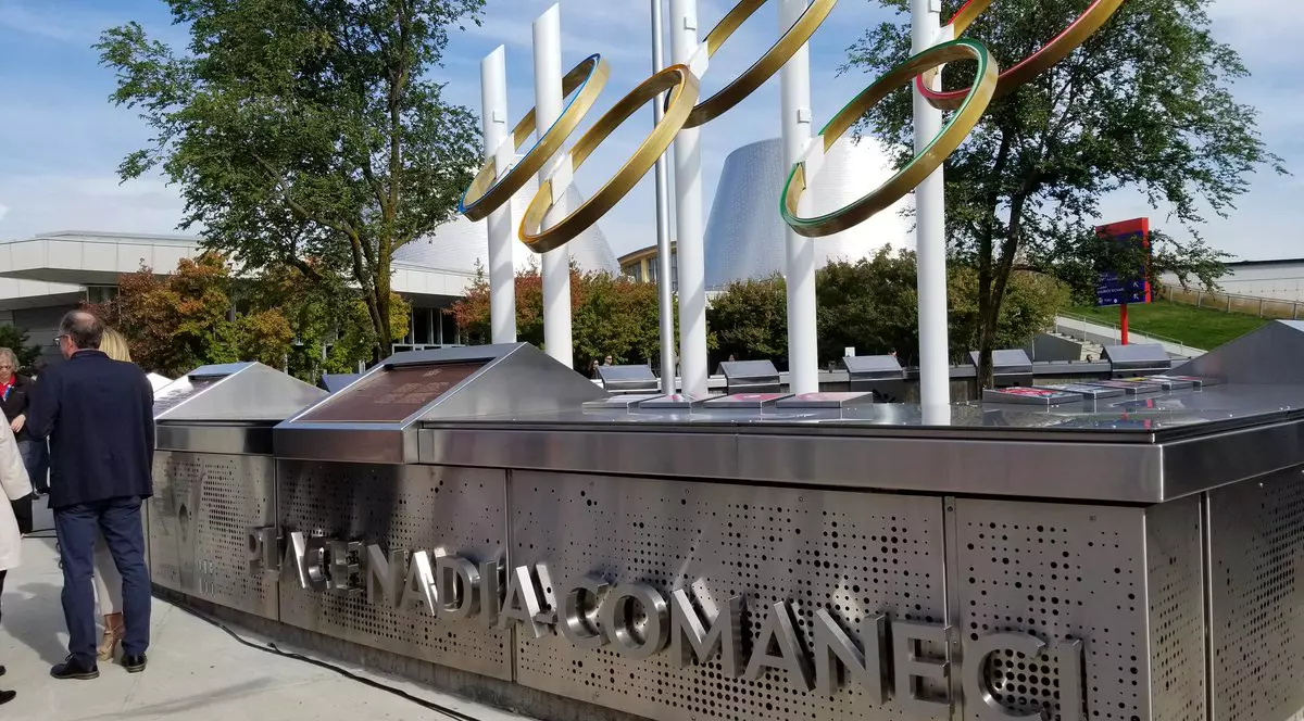 Piața Nadia Comăneci a fost inaugurată la Montreal / VIDEO