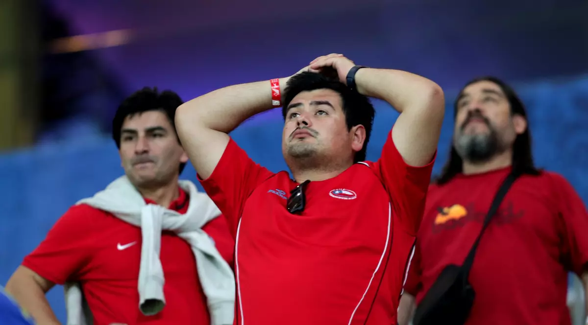 Fanii din Chile sunt dezamăgiți că nu vor merge la Cupa Mondială din 2018.