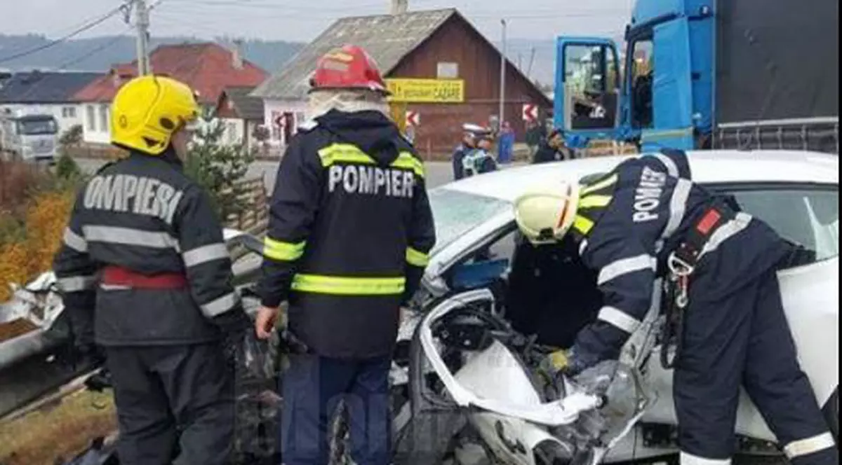 accident în Dealu Floreni, județul Suceava