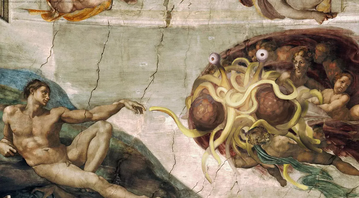 Enciclopedia ciudățeniilor religioase mondiale: De la ”Biserica celui mai prost regizor”, la ”Dumnezeul din spaghete”