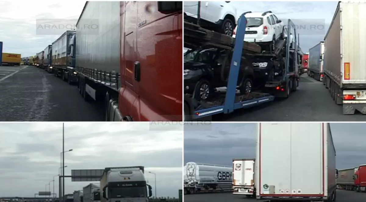 Aglomerație în Vama Nădlac