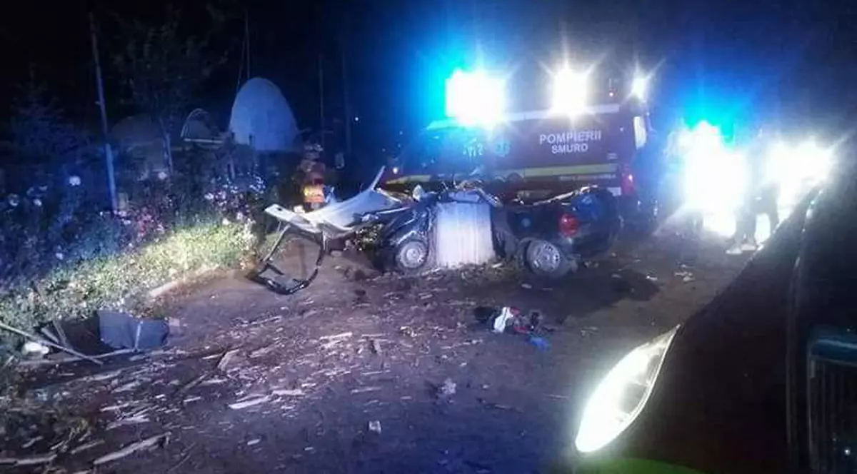 Un adolescent a murit într-un accident în Vânători, județul Galați, din cauza unei buturugi