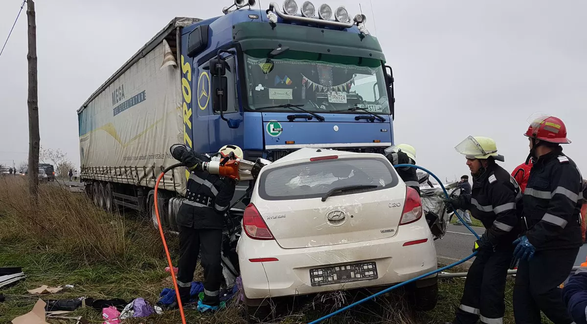 Accident în Stamora Moravița, județul Timiș