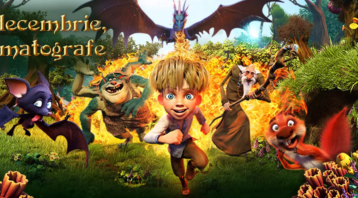 De 1 Decembrie, „Dragonul Vrăjit” reunește familiile la cinema