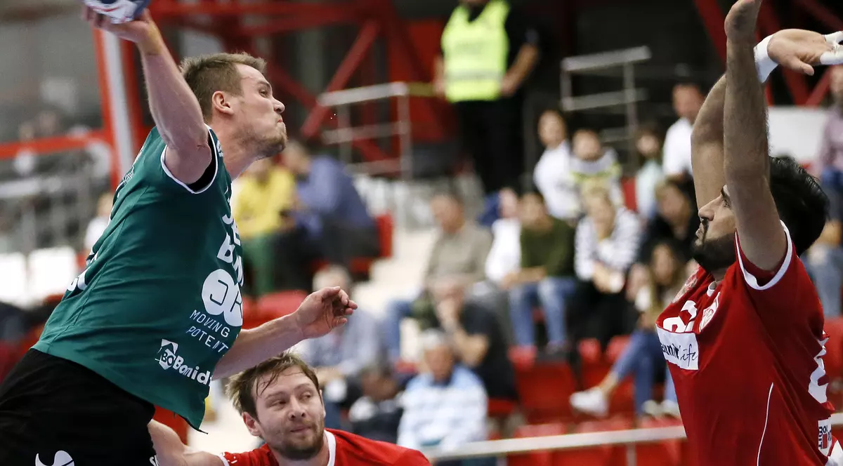 Dinamo - Skjern, în Liga Campionilor la handbal masculin. Alb-roșiii au fost surclasați / GALERIE FOTO