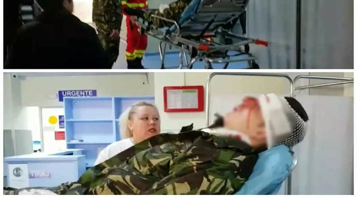 Militar rănit la o manifestare în Pitești