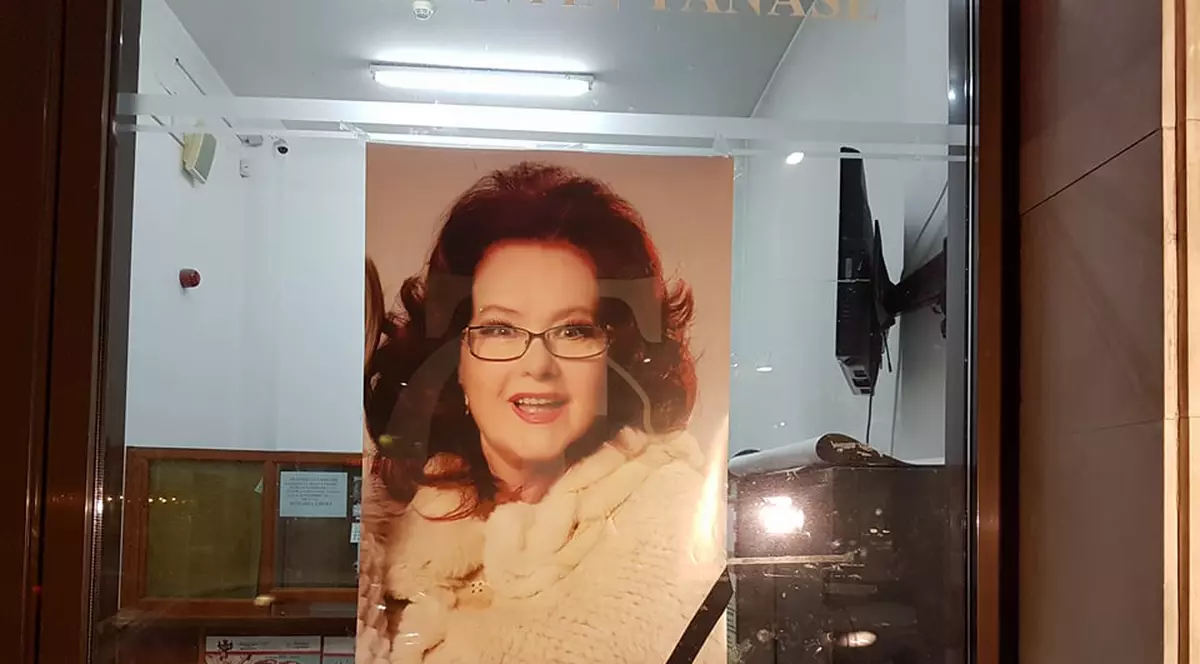 Tablou cu Stela Popescu, expus la Teatrul Constantin Tănase