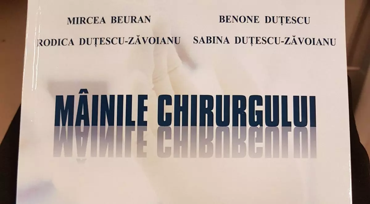 Mircea Beuran a lansat lucrarea Mâinile chirurgului