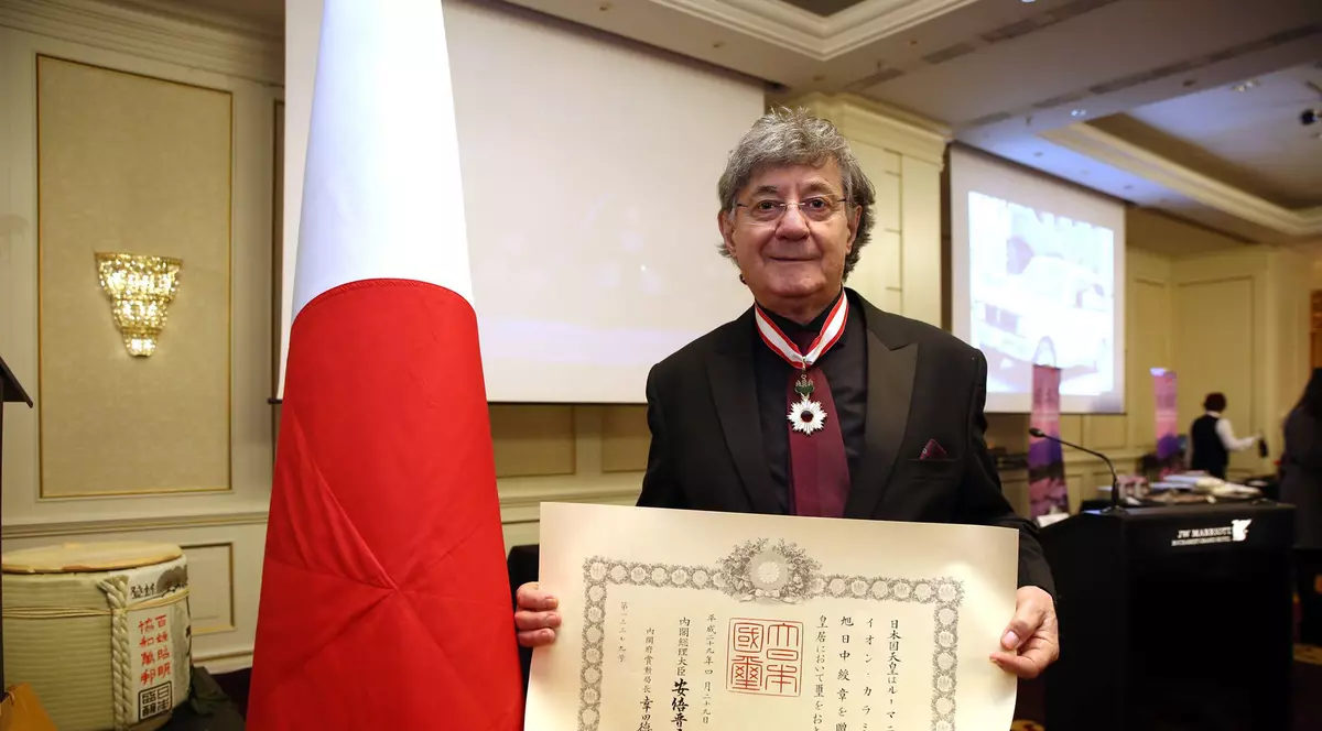 Ion Caramitru, premiat de Împăratul Japoniei. A primit „Ordinul Soarelui Răsare”!