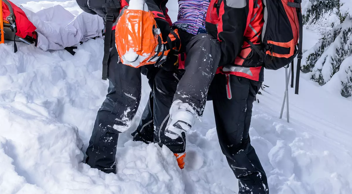 dacă ești surprins de avalanșă