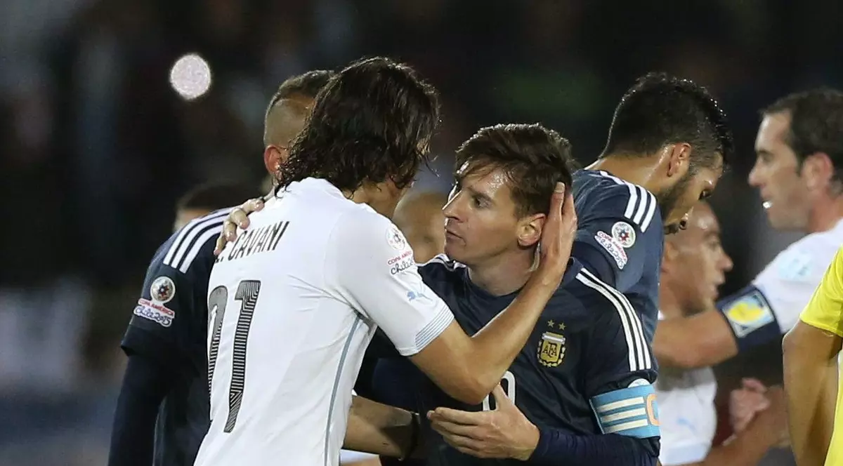 Messi și Cavani