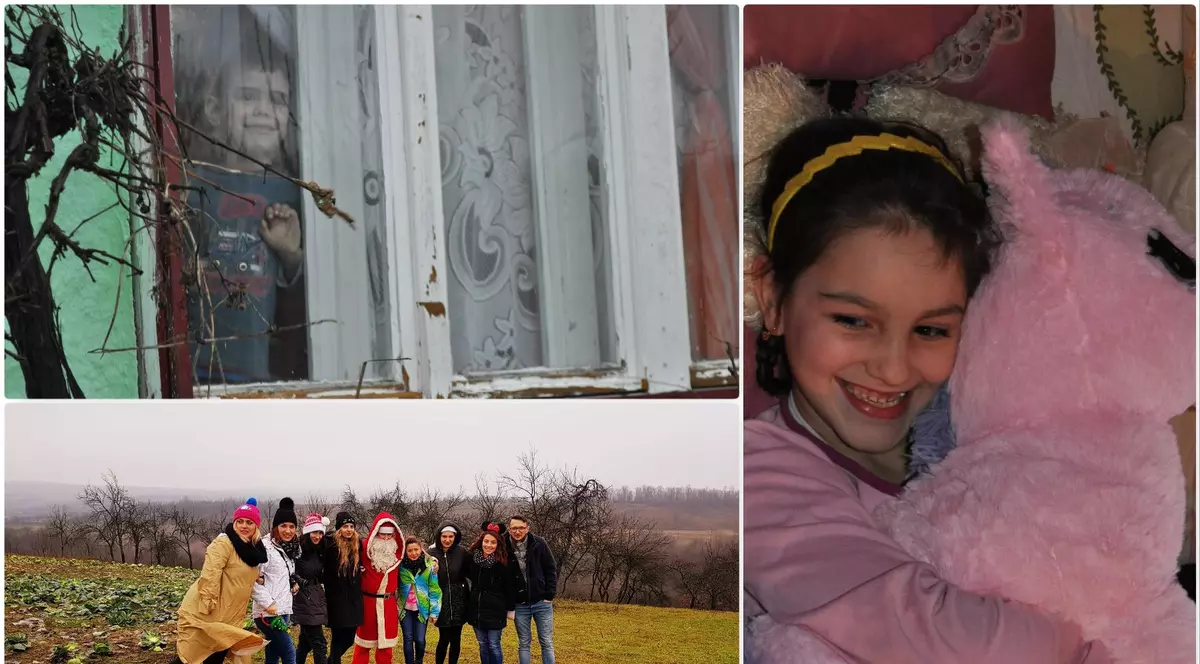 N-au vrut PS4 și smartphone de Crăciun, ci șosete, haine groase, jucării și dulciuri. Copiii sărmani din Timiș, vizitați de spiridușii lui Moș Crăciun