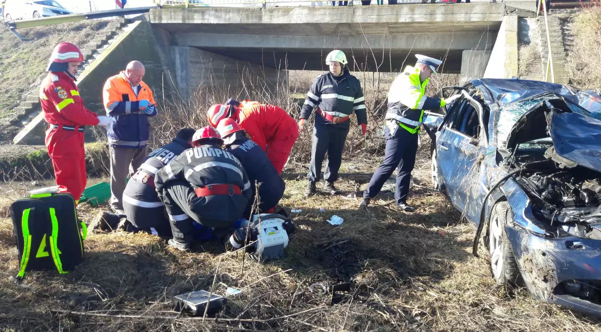 Accident grav pe DN22