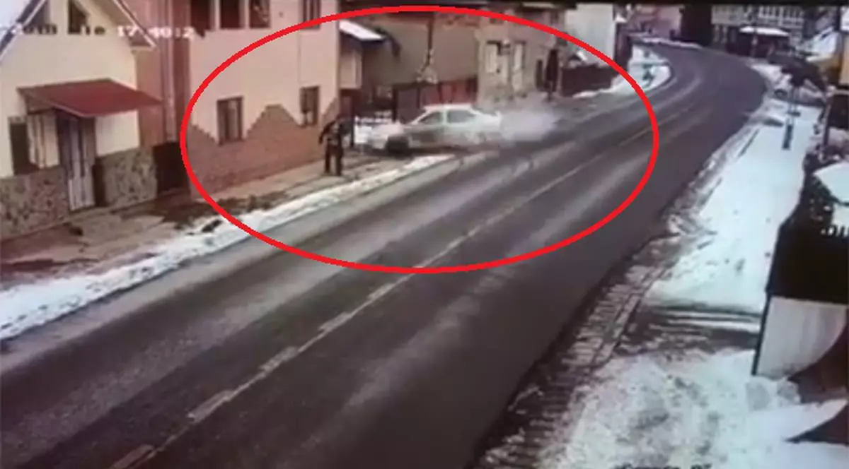 Pieton ucis într-un accident în Moisei, județul Maramureș