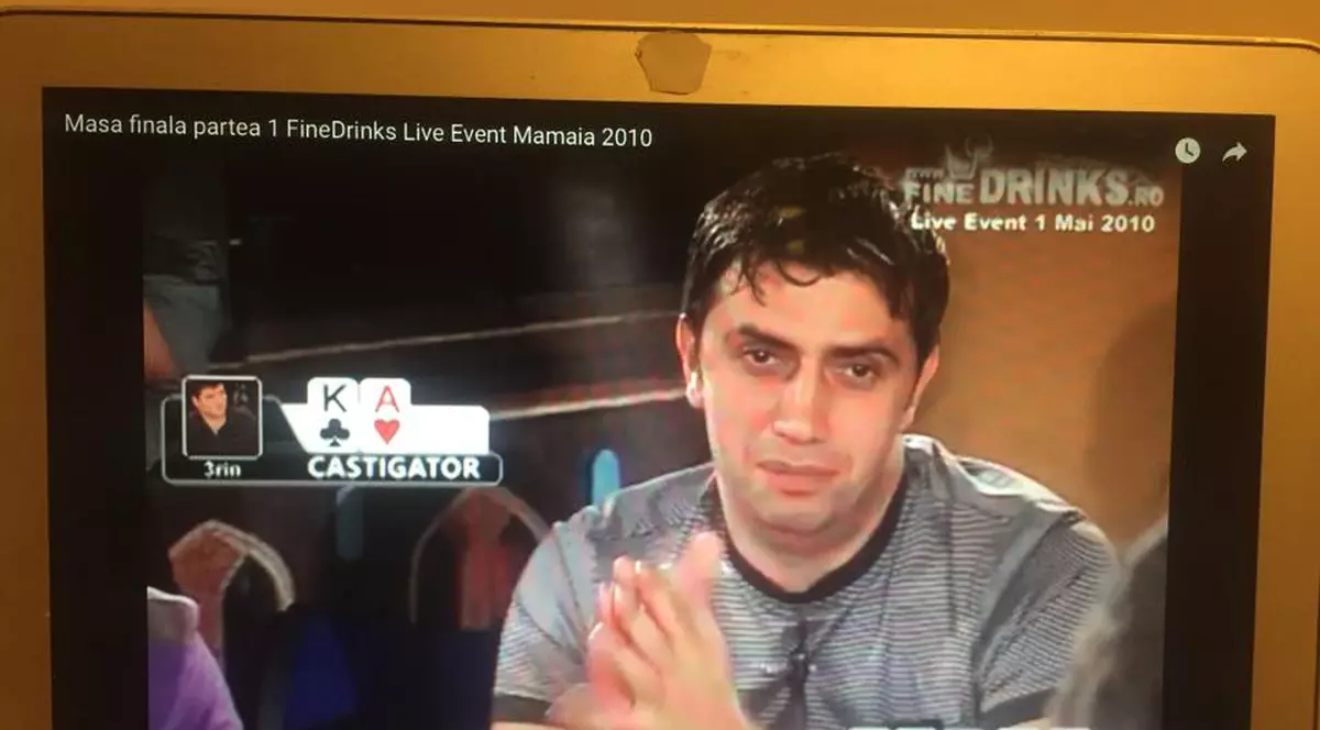 Bogdan Stan, fost șef al ANAF, pozat în timp de joacă poker la un turneu