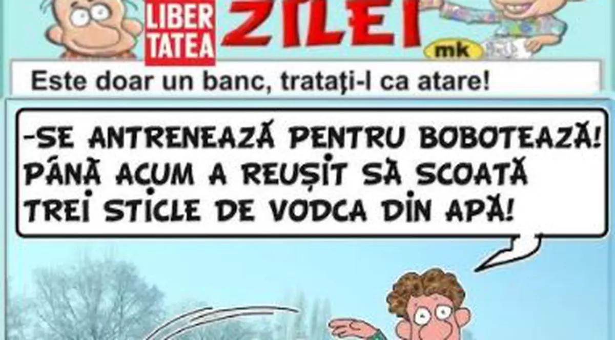 Se antrenează pentru Bobotează!