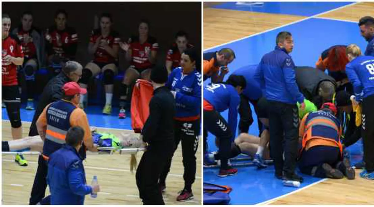 Liga Națională de handbal feminin, etapa a 11-a. Roxana Gatzel, la un pas de tragedie. Medicul care a salvat-o: ”N-am văzut niciodată așa ceva”