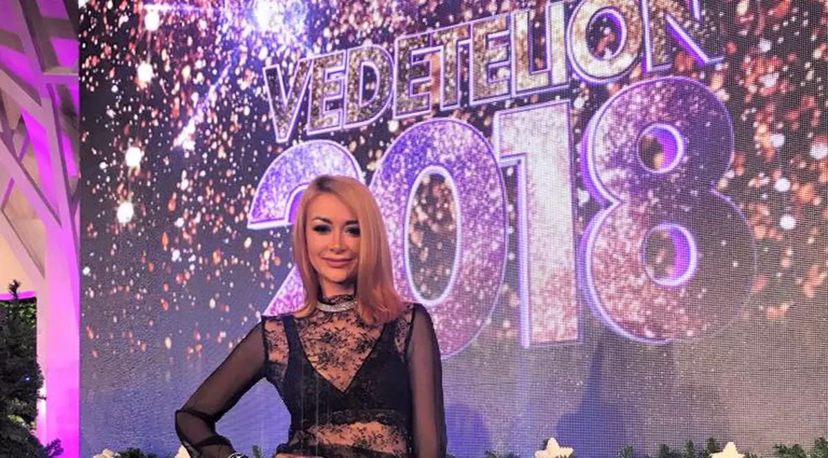 Denisa Tănase, de la Bambi, tur de forță de Revelion. A mâncat în mașină ce a luat de pe mesele oamenilor