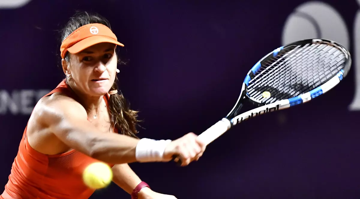Alexandra Dulgheru in cadrul turneului WTA BRD Bucharest Open desfasurat pe arenele BNR din Bucuresti, vineri 21 iulie 2017.Razvan Pasarica/SPORT PICTURES