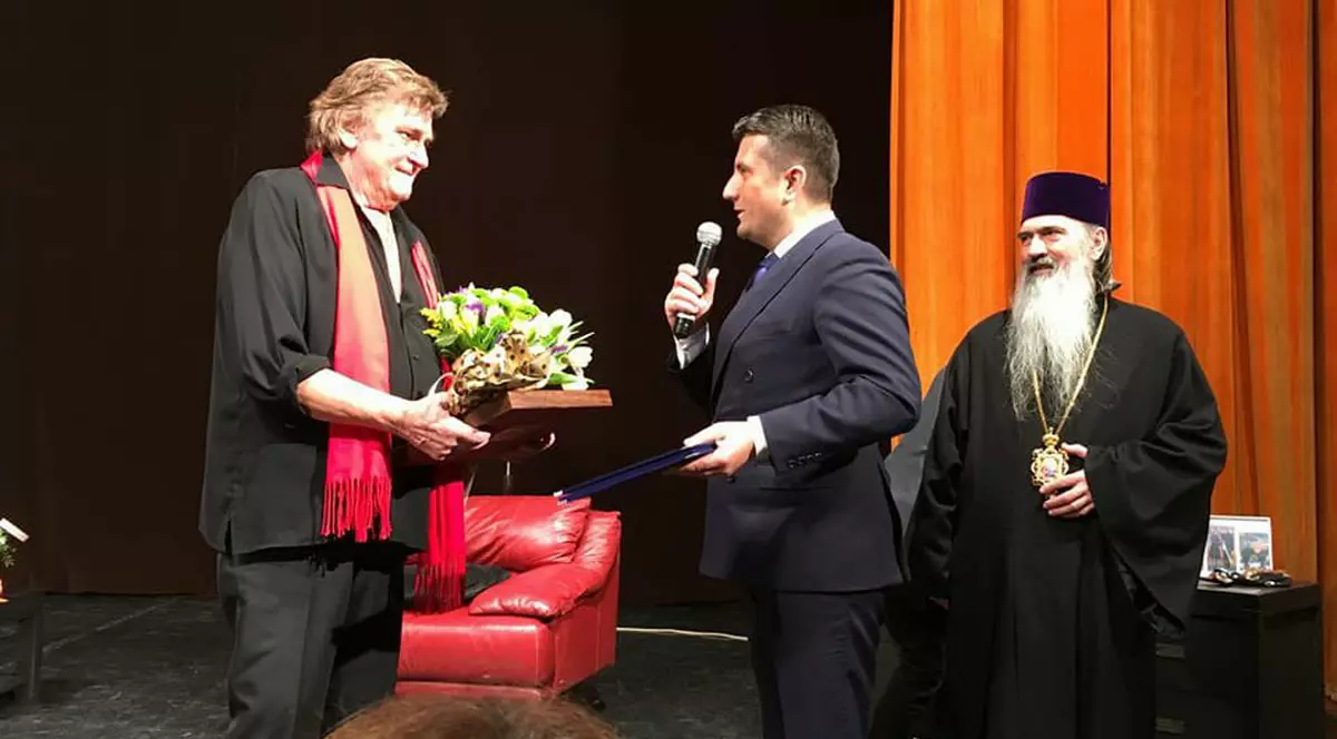 Florin Piersic, sărbătorit pe scenă la Constanța