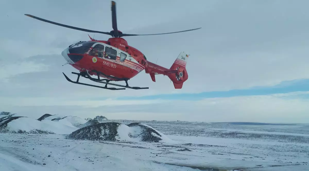 UPDATE O gravidă din Tulcea va fi salvată cu elicopterul SMURD