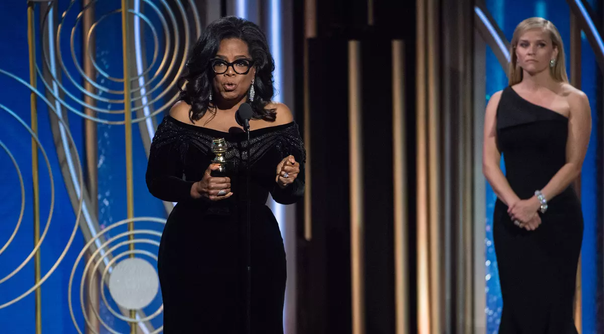 Oprah Winfrey, discurs emoționanant la Globurile de Aur. Scandalul hărțuirilor sexuale a dominat gala