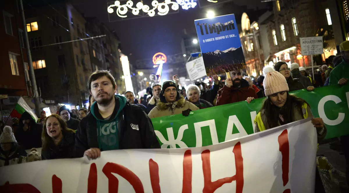 Proteste în Sofia, în ziua în care țara a preluat oficial președinția UE