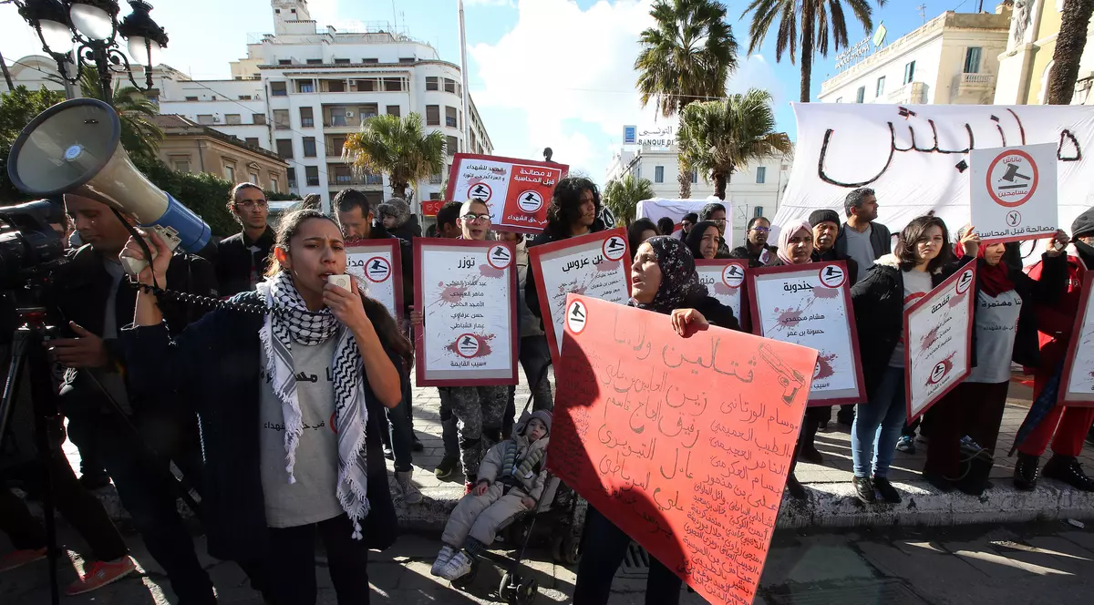 Tunisia marchează cu proteste a șaptea aniversare a revoluției care a dat startul Primăverii Arabe