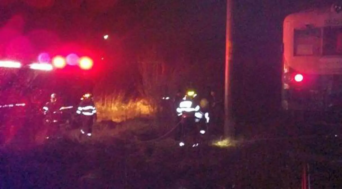 Incendiu la un tren de persoane într-o gară din Timişoara