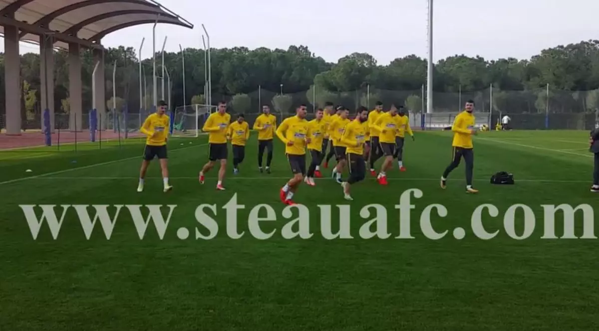 Imagini de la primul antrenament efectuat de FCSB în Antalya | VIDEO