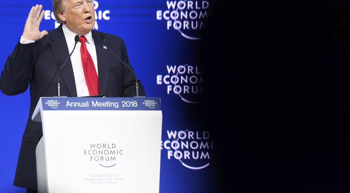 Donald Trump vrea să facă pace cu liderii mondiali la Forumul Economic